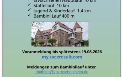30. Michelsmarktlauf am Samstag, d. 22. Aug. 2026